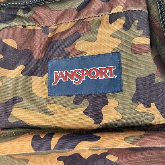JanSport City Scout Backpack JS00T29A Camo Camouflage Book Bag Padded Straps - Picture 2 of 12